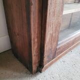 Old glass bookcase