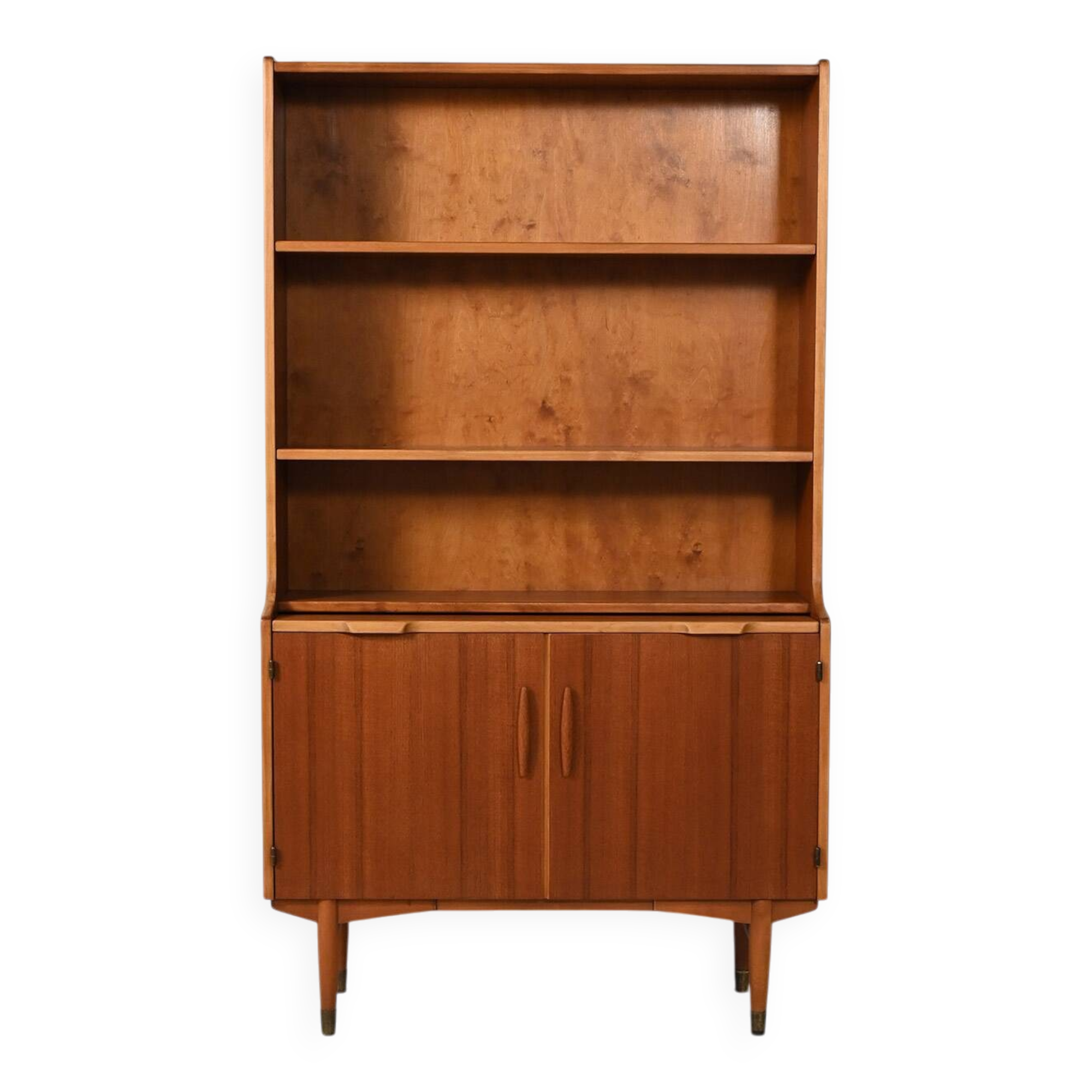 Hugo Troeds teak bookcase with pull-out desk