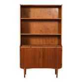 Hugo Troeds teak bookcase with pull-out desk