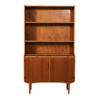 Hugo Troeds teak bookcase with pull-out desk