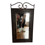 Wrought iron mirror