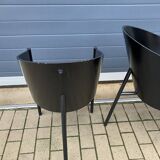 4x Original labeled Black Costes dining chairs by Philippe Starck