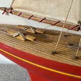 Tirot 400 French-made pond sailboat, vintage toy