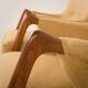 Scandinavian mid century lounge chairs in teak and wool, set of 2, 1960s