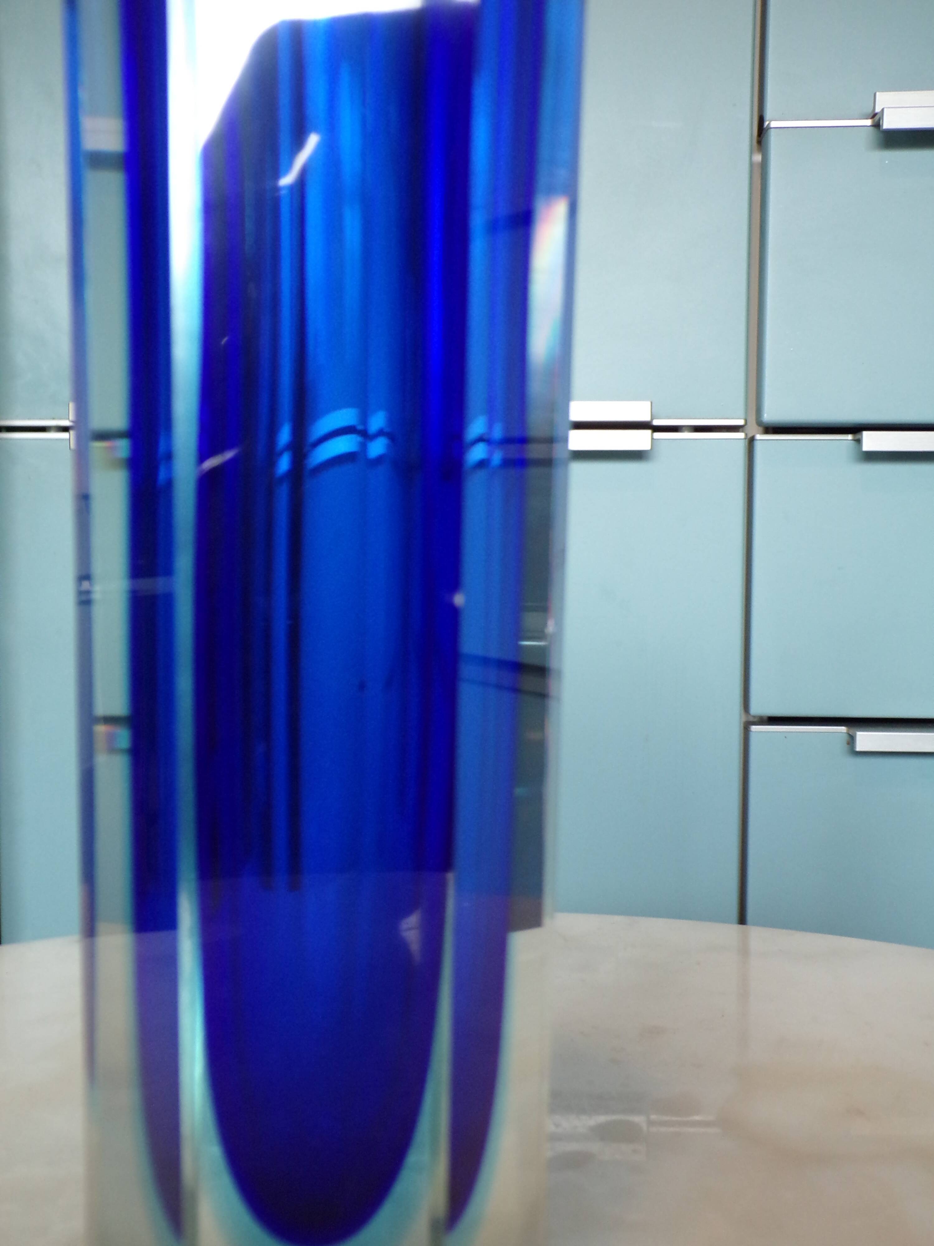 Murano Sommerso vase h=22cm