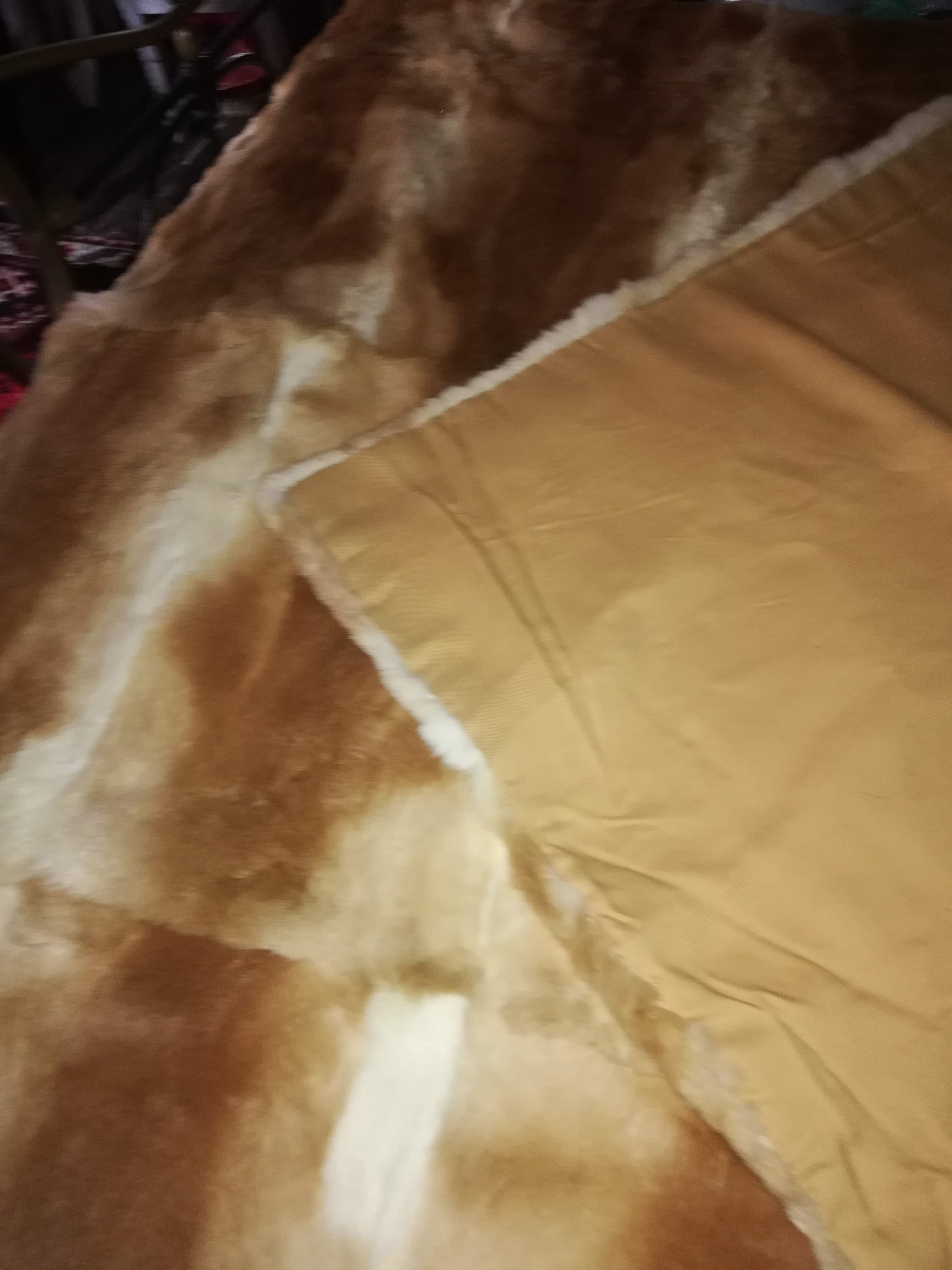 Skin rug 200x160