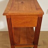 Low cabinet in blond cherry wood, Directoire style