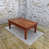 Table basse campagne en chêne