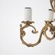 Brass chandelier, Poland, 1950s
