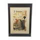 Old lithograph framed 7th exhibition