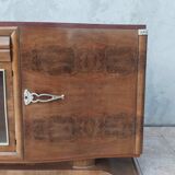 Art Deco sideboard in burr walnut