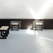 Bureau 2 postes à tiroirs et 3 bahuts