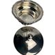 Tableware, silver-plated metal vegetable dish by Guildart, 20th century