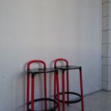 Pair of Kartell bar stools design Anna Castelli Ferrieri