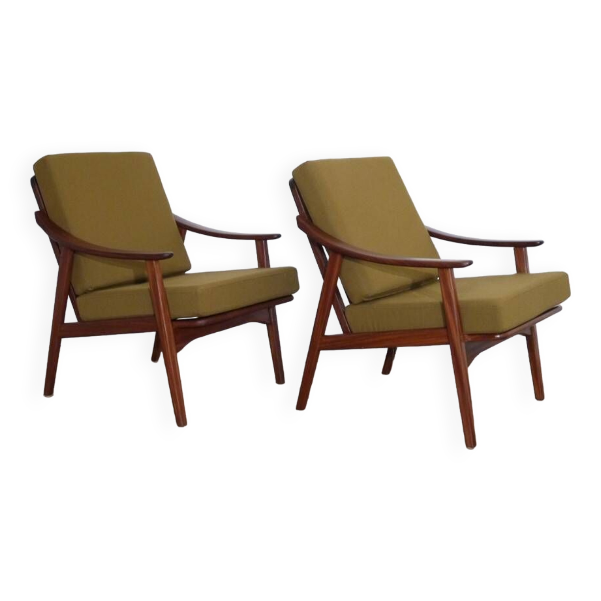 Paire de fauteuils danois en teck 1960