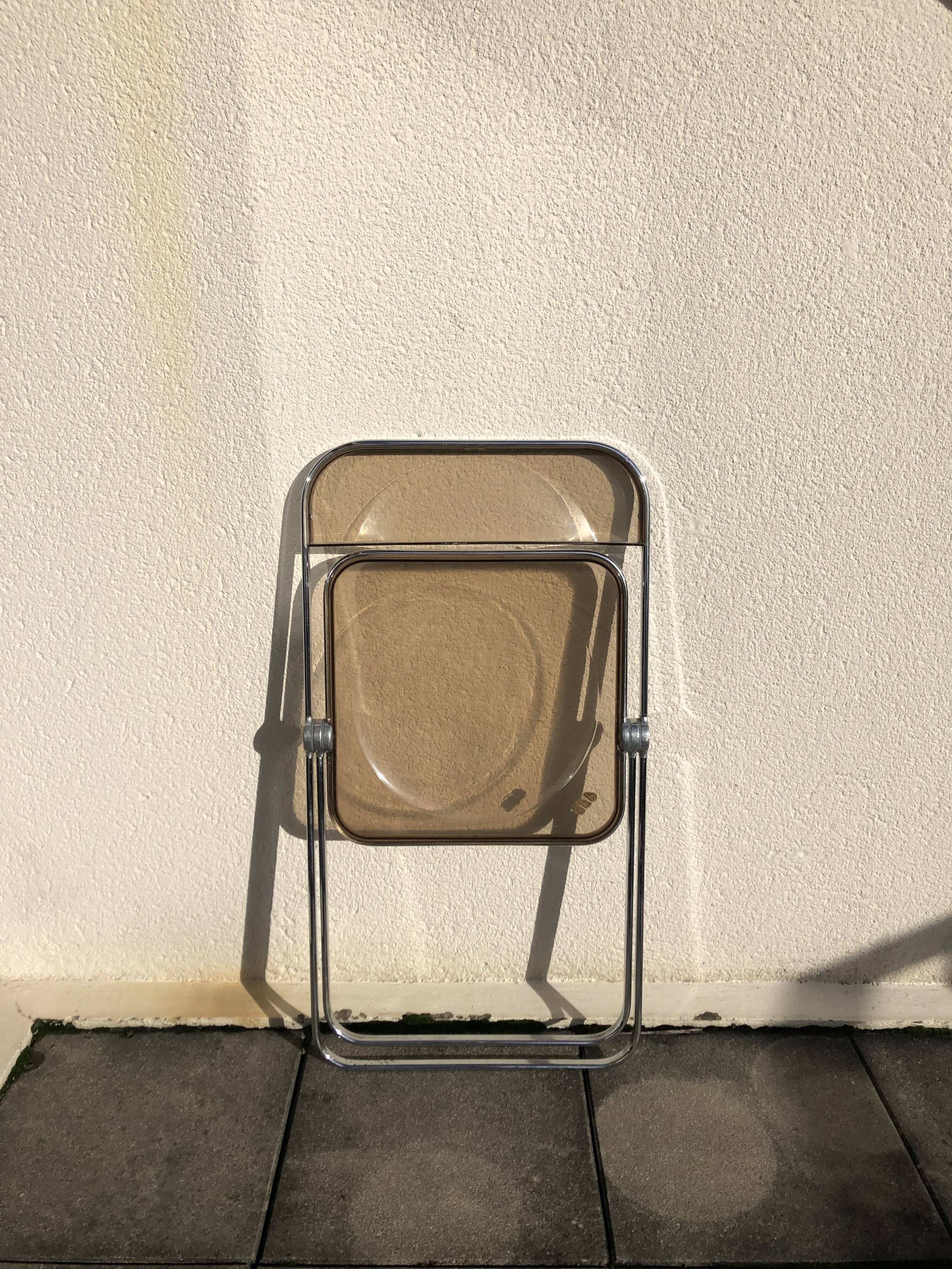 Plia chair by Giancarlo Piretti for Castelli