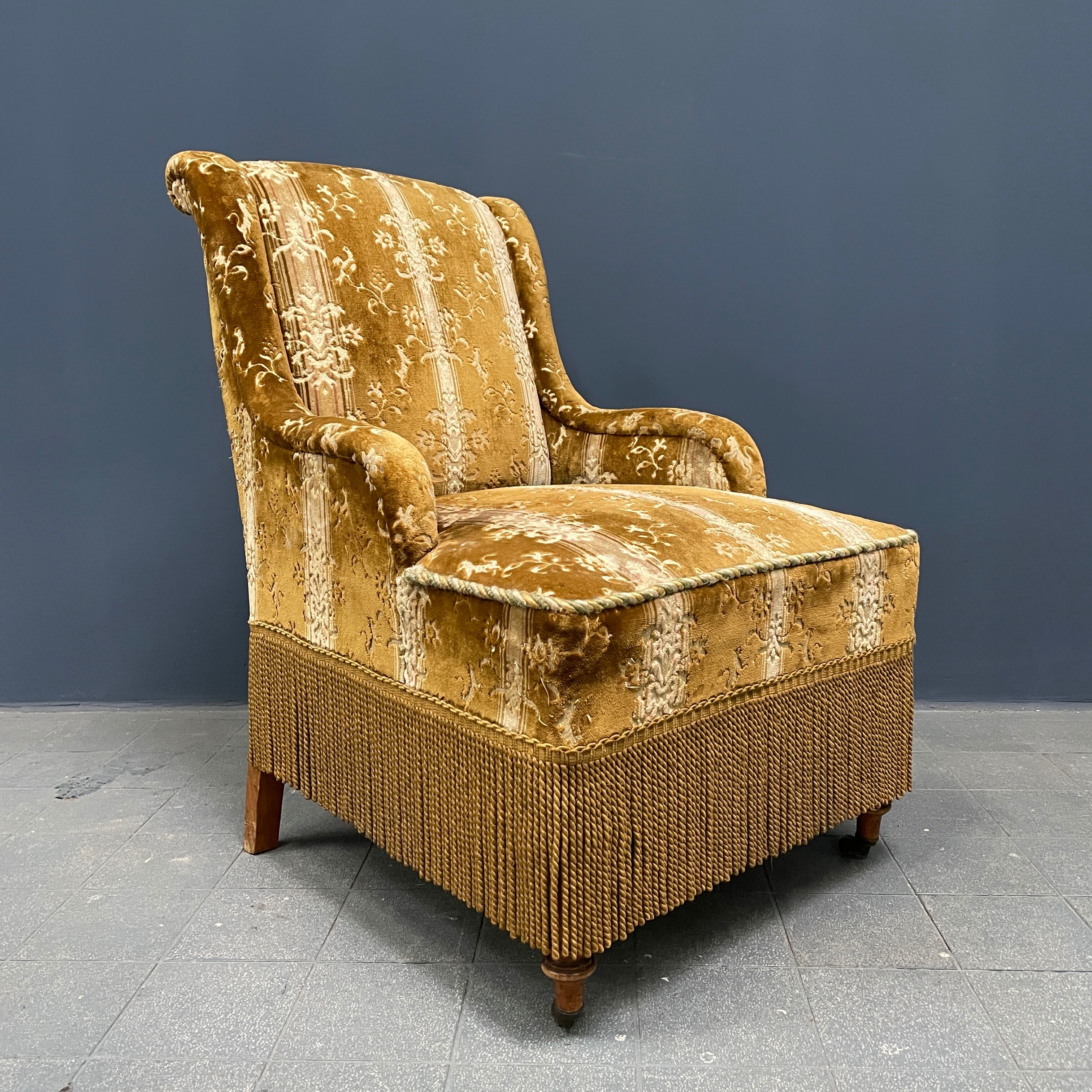 Set of two Victorian ladies armchairs from France 19th century