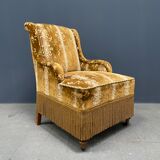 Set of two Victorian ladies armchairs from France 19th century