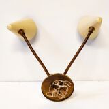 Arredoluce beige wall lights,1950s.