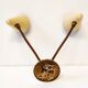 Beige Arredoluce wall lamp from the 1950s