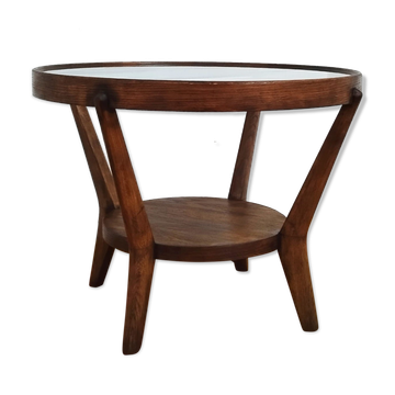 Table basse design K Kozelka & A Kropacek pour Interier Praha Tchécoslovaquie années 30