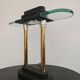 Paire de lampes de banquier style Memphis attribuées à Robert Sonneman 1980s