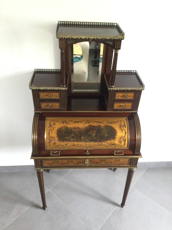 Bonheur Du Jour De Style Louis XVI En Acajou