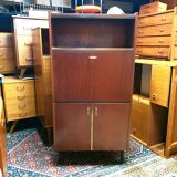 Vintage secretary teak modernist office library