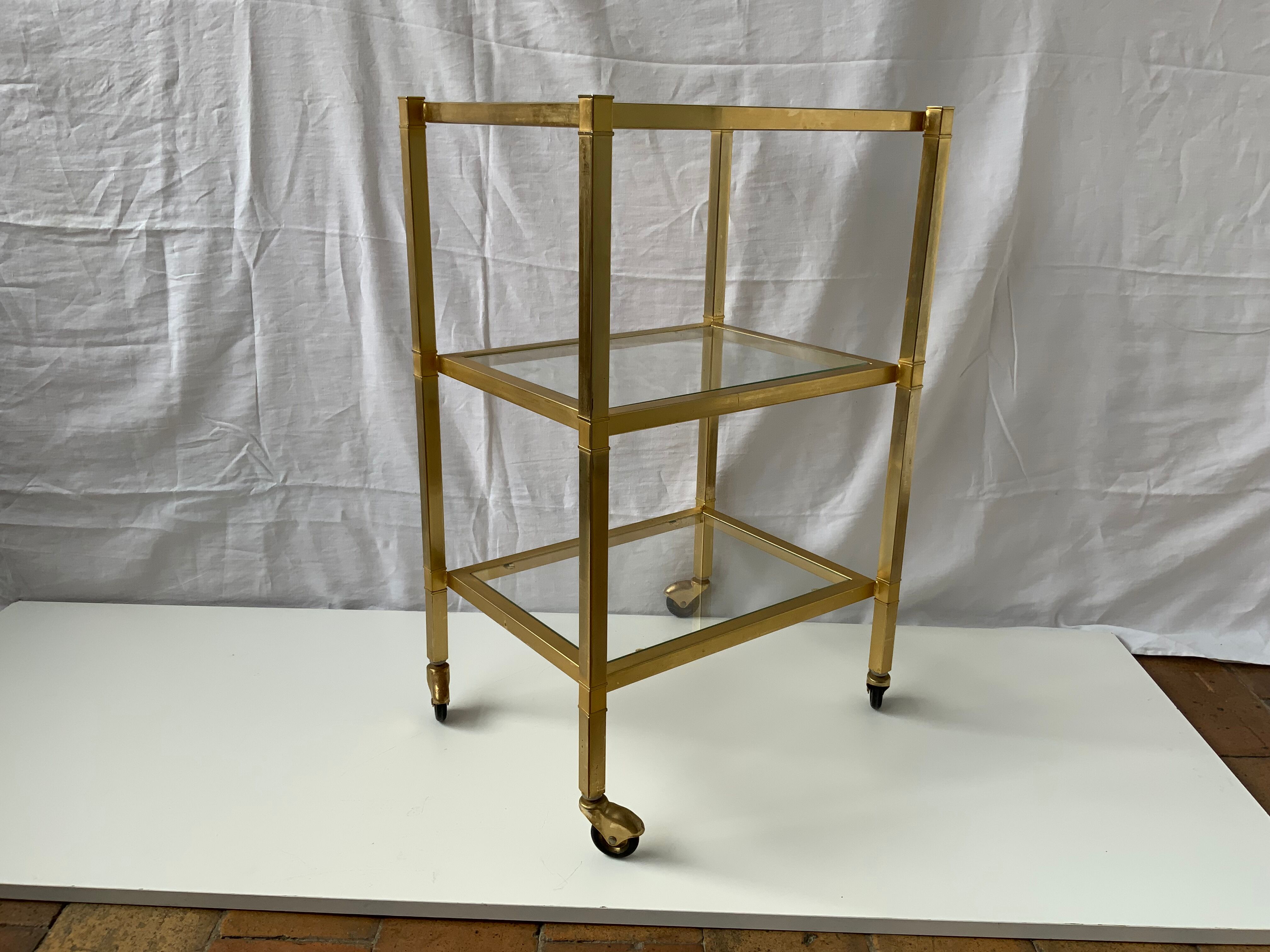 Brass shelf