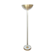 Floor lamp in glass & metal 1940s