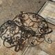 Wrought iron coffee table