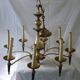 Lustre Empire en bronze et laiton doré