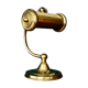Lampe de notaire doré