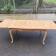 Louis XV extendable dining table from the 20th century, renovated in cherry wood, 250cm.