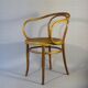 Le Corbusier b9 blond armchair, by Kohn, wooden seat 1915