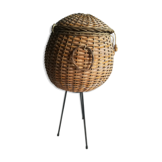 Vintage 60s work basket