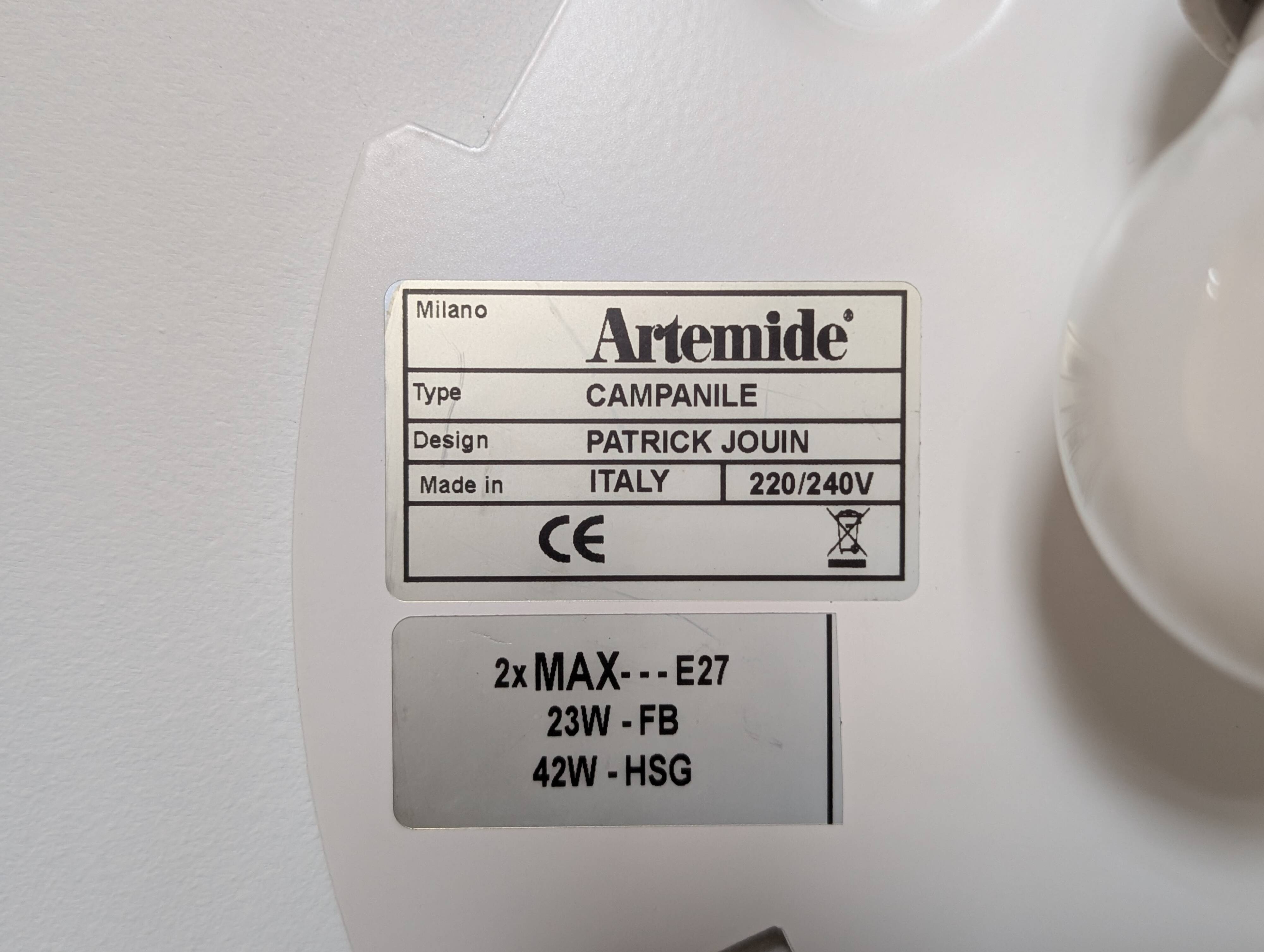 Applique Artemide Patrick Jouin