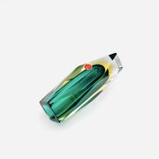 Flavio Poli vase for Seguso - Sommerso - Murano Green & Amber - 1960