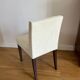 6 Ligne Roset chairs in ivory alcantara.