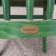 Lot de 4 chaises bistrot vintage Baumann Eden en bois vert