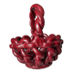 Bordeaux Woven Glazed Ceramic Fruit Basket