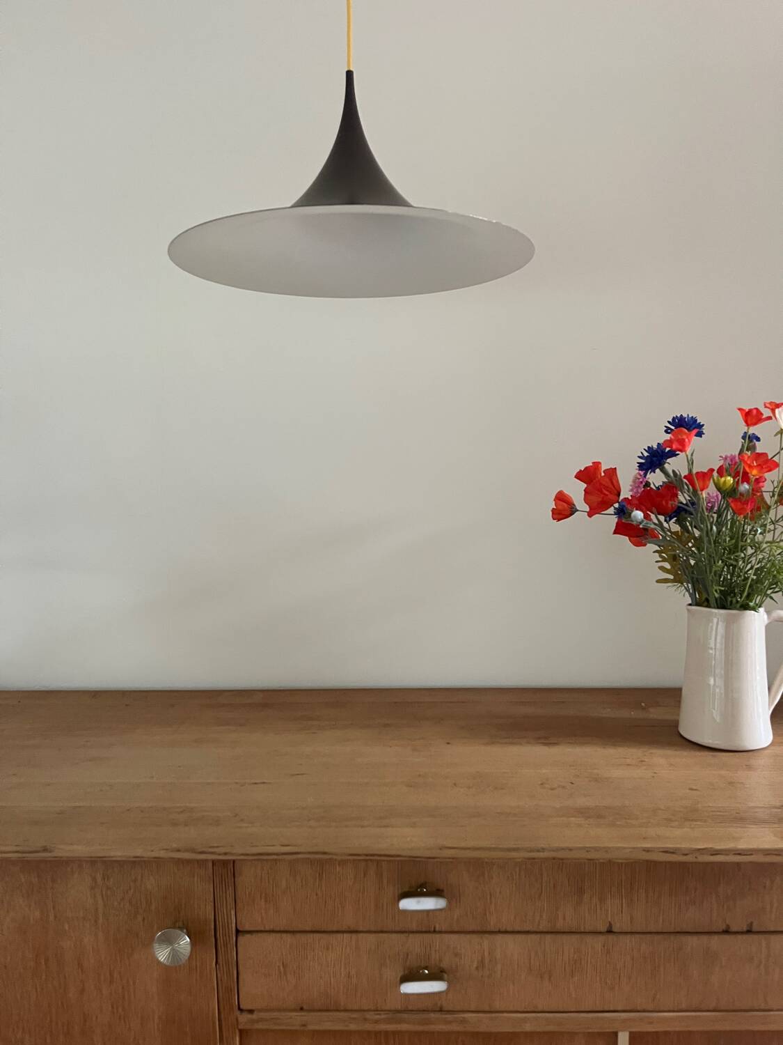 Semi pendel vintage (47cm) - Fog & Mørup - Lampe design danoise