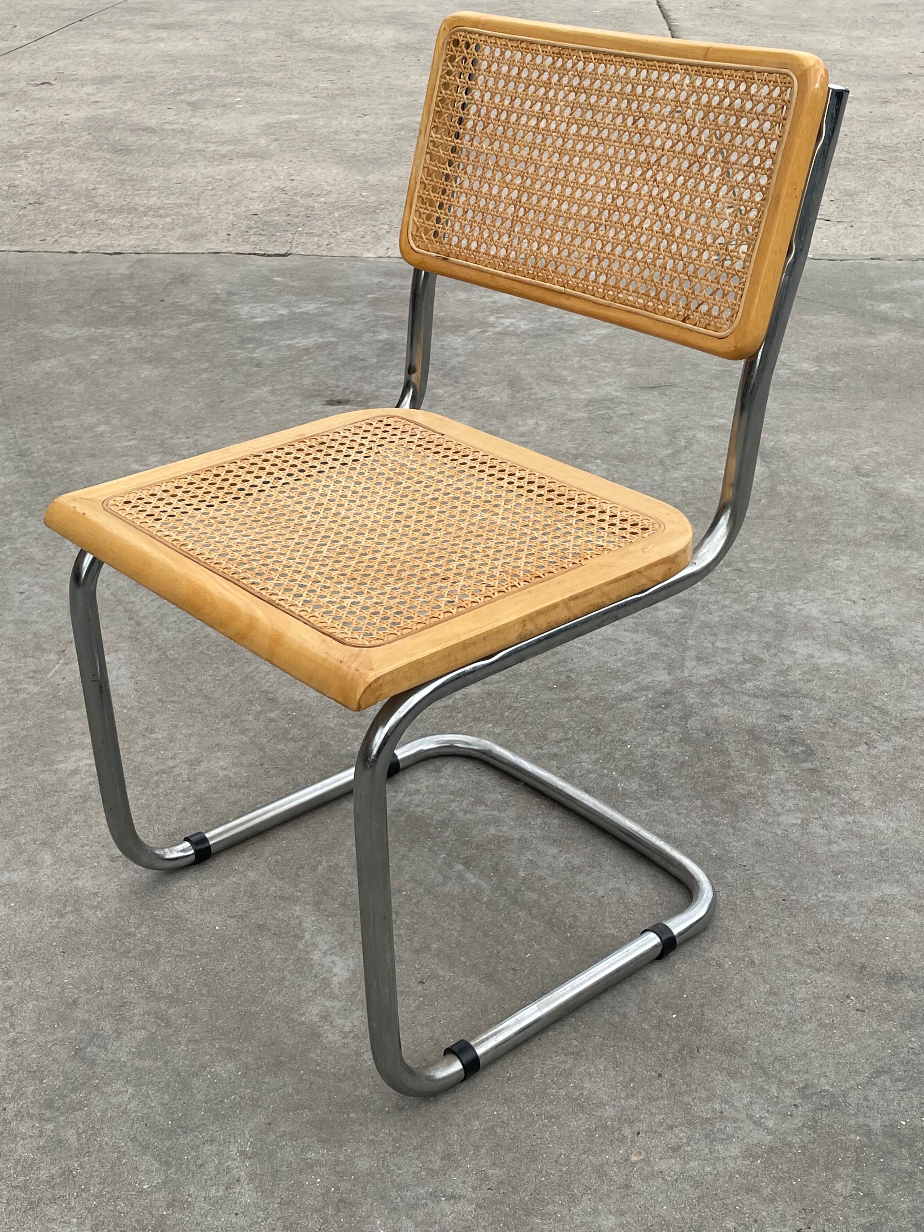 Cesca design chair b32 model in chrome design