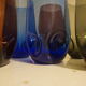 Color vintage 1960 era Nogaro Holmegaard glasses