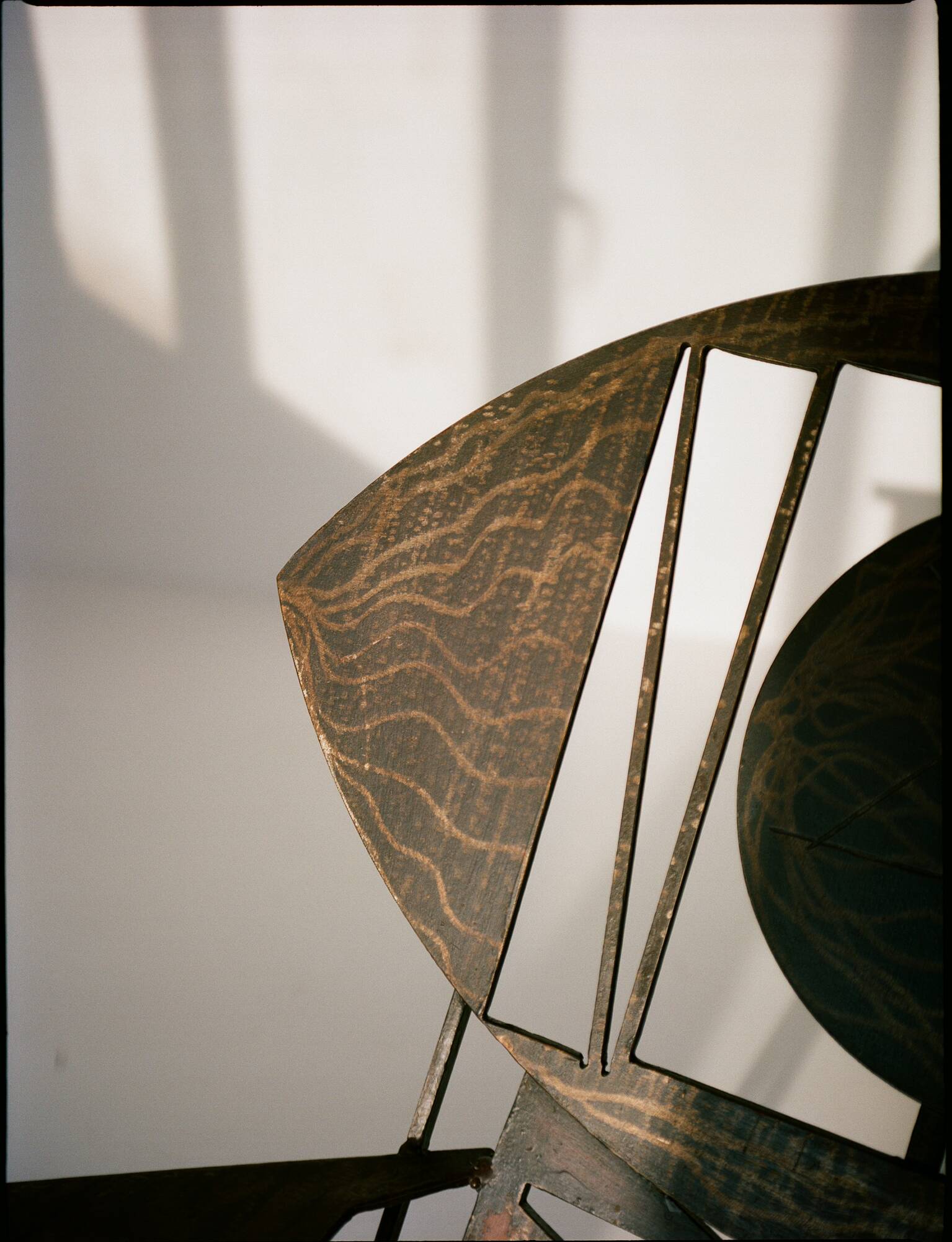 Sculptural steel armchair / Work by a Nigerian artist, circa 1960/70