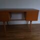 Bureau pieds compas années 50