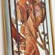 Vintage Alphonse Mucha Reverie De Soir Mirror, Art Nouveau