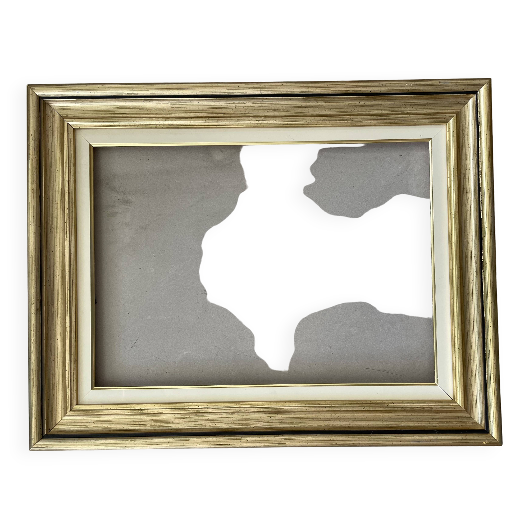 Golden wooden frame 47x60cm