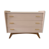 Vintage beige/rosé chest of drawers (farrow & ball)