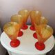 Lot of 6 cups of ice design Italian 80s